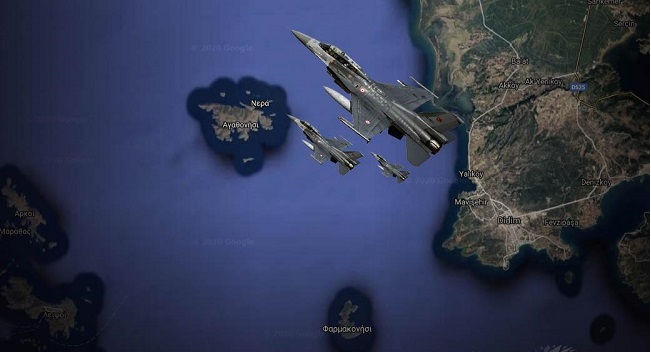νέες τουρκικές υπερπτήσεις
