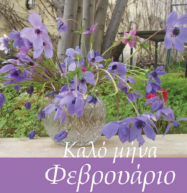 Καλό μήνα με ανεμώνες