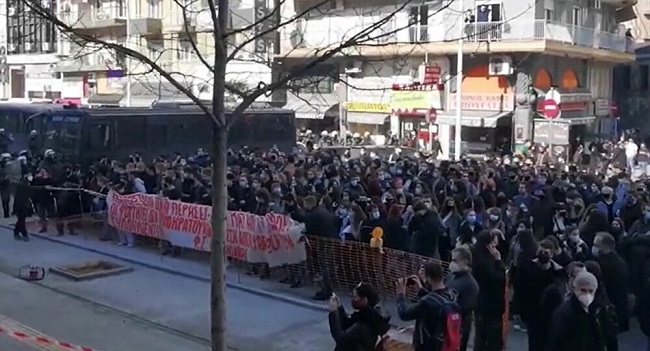 Νέα διαμαρτυρία κατά της επέμβασης αστυνομίας
