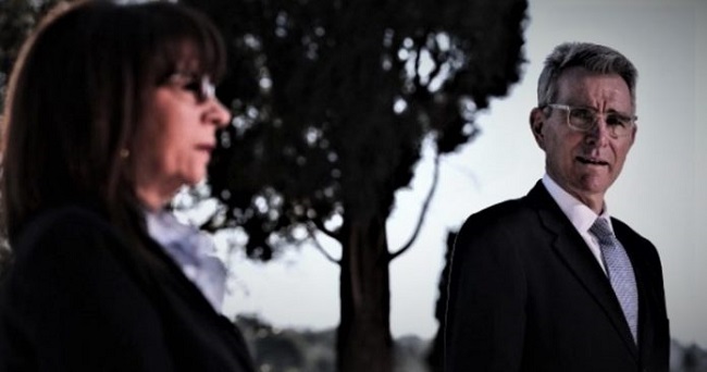 Παρούσα σε εκδήλωση της Αμερικάνικης Πρεσβείας