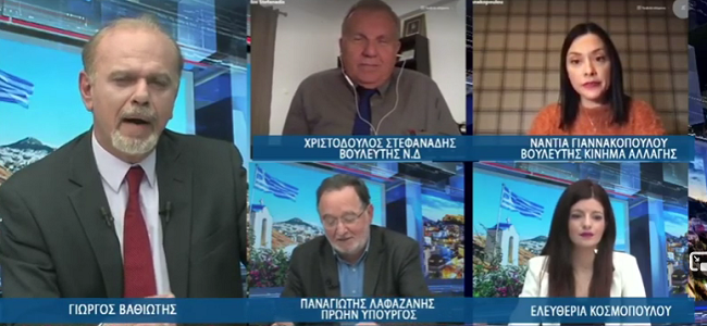 Ο Λαφαζάνης στην εκπομπή 