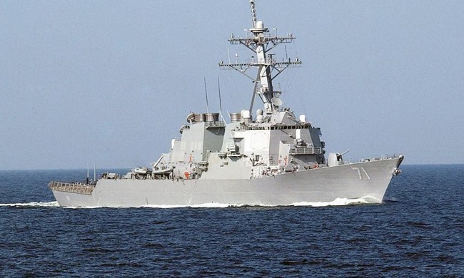 στο αμερικανικό αντιτορπιλικό USS-Ross
