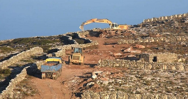 Νέο στοπ για τα έργα στο αιολικό