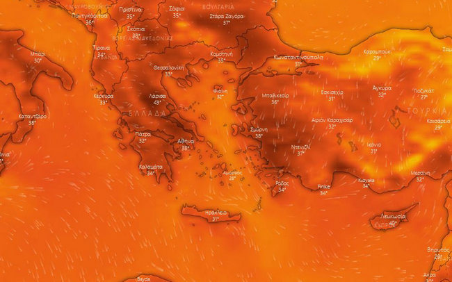 έως 44 βαθμούς