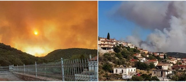 Καίγεται (και) η Α.Μάνη