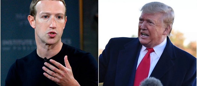 Ντ.Τραμπ για Facebook και Twitter