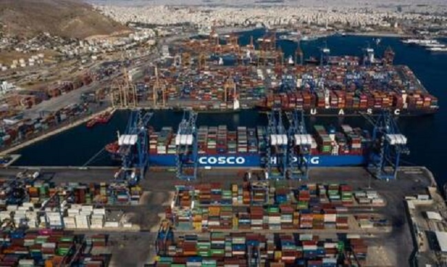 16% του ΟΛΠ στην COSCO
