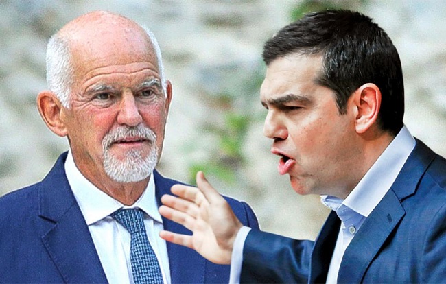 Τσίπρας VS Παπανδρέου με φόντο την προοδευτική