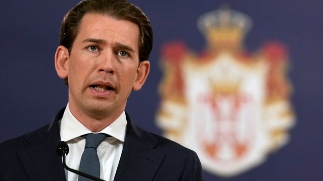 στον καγκελάριο της Αυστρίας Σεμπάστιαν Κουρτς