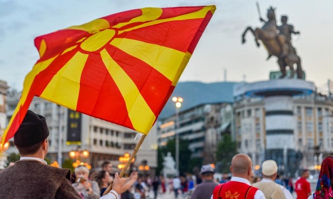 Σκοπιανοί εθνικιστές κατά Πρεσπών