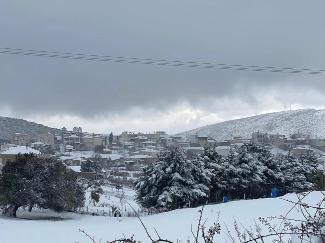 κακοκαιρία που φέρνει χιόνια-ισχυρούς ανέμους