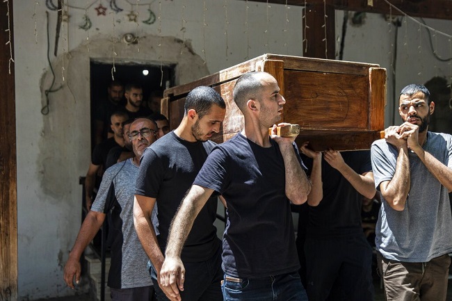 Παλαιστινίων από ισραηλινά πυρά