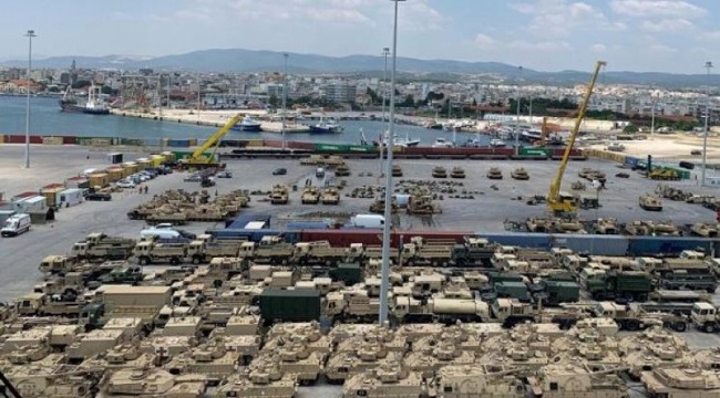 Συνεχής μεταφορά Νατοϊκού εξοπλισμού από Αλεξ/λη