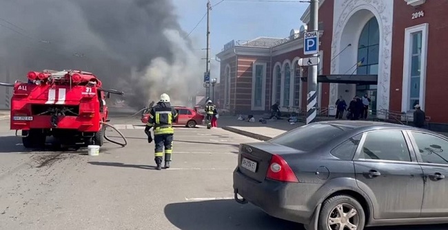 νέα ουκρανική προβοκάτσια στον σιδηροδρομικό