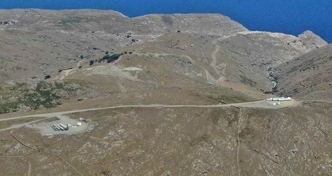 ανεμογεννητριών στο Φραγκάκι της Άνδρου