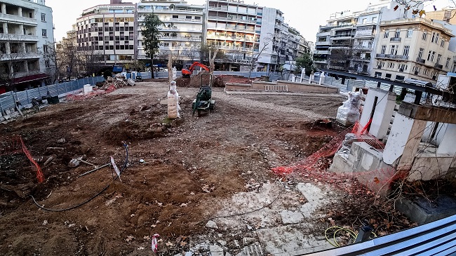 Μπλόκο στα έργα του μετρό στο σταθμό «Κολωνακίου»