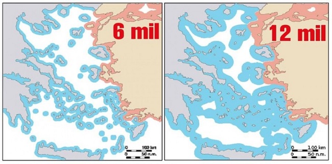 Η Ελλάδα μας απειλεί με 12 ν.μ