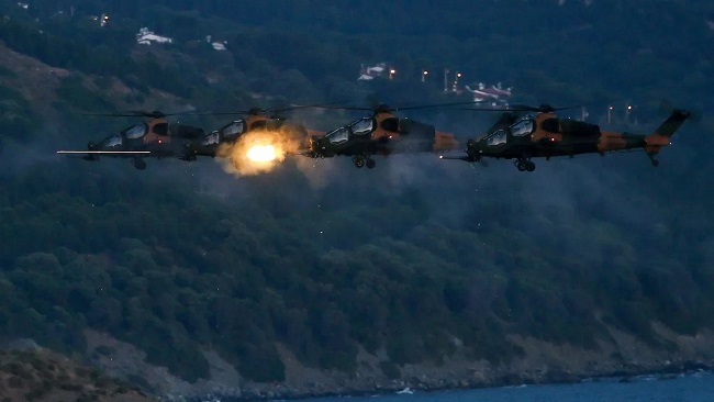 βομβαρδισμό ελληνικών στρατιωτικών μονάδων
