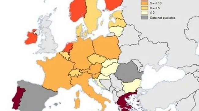 Δεύτερη η Ελλάδα στην υπερβάλλουσα