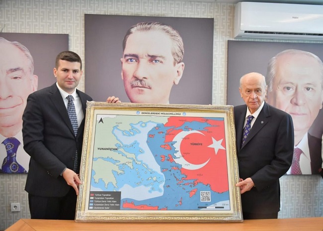 Απλώνει την Τουρκία μέχρι την Κρήτη