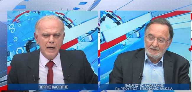 «Τορπίλες» Λαφαζάνη στην εκπομπή
