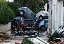 Ρόδος: Πρωτοφανείς εικόνες καταστροφής από την επέλαση της κακοκαιρίας Bora (Photos)